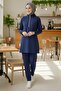Zippered Modal Double Set - 1013-Dark Blue - 2