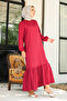 Dress Burgundy - 13202 - 3