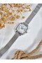 Dke.1.10844 Straw Cord Roman Numeral Square Dial Women Wrist Watch - 2