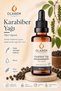Black Pepper Oil (Piper Nigrum) Cold Pressed Fixed Oil 30 ml Glass Bottle with Dropper - 2