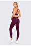 Women's Bustier Leggings Set - Cross Back Detail & Adjustable Straps & Support Seamless 18001830t