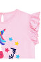 Unicorn Magic Girls Pink Ruffle Summer Dress - 6