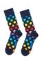 مجموعة جوارب Happy Socks للرجال من القطن متعدد الألوان والمنقوشة مكونة من 4 قطع P003445 - 4