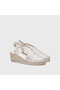Women's / Girls' Sandals Tania-Zr Wedge Espadrilles with Elastic Straps Ecru (Cru) - 2