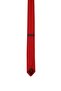 Red Plain Classic Micro Tie - 7