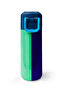 Kids Navy Blue Striped Straw and Direct Drinking Steel Thermos 500 ml 31997 - 2