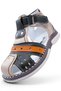 Orthopedic Baby Boy and Child Sandals Hummer Series Hmr2408 Khaki Cream