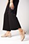 Cecille Nude Blunt Toe Short Heeled Women's Shoes - 5