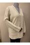 Beaded Knitwear Stylish Patterned Mother's Cardigan with Pearl Detail / Cream - 3