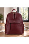 Wine Soft-Textured Leather-Look Women Backpack |   Wine Mt1571 - 4