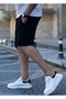 Men's Black Regular Shorts - 2