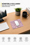 Cute Cats Pink Mouse Pad - 23 cm X 19 cm - Anti-Slip Base Home and Office Use Mousepad - 5