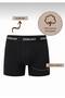 Men's 10-Piece Cotton Lycra Combed Cotton Black Boxers with Elastic Waist - 4