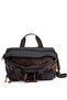Canvas Fabric, Multifunctional, Hand and Shoulder and Backpack with 15.6 Inch Laptop Compartment Black - 6