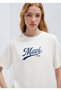 M1613565 Logo Embroidered T-Shirt Women's T-Shirt White