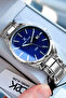 Original Men's Wristwatch 3 Atm Water Resistant Silver Color Steel Band Dke2106C2 - 3