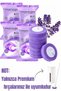 32 Pieces (4 Packs) (Lavender) Premium Detergent Disposable Toilet Cleaning Sponge |   Wall-Mounted Toilet Brush Replacement Sponge |   Scented Wc Brush Replacement Head, Cartridge