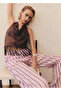 Striped Ramie Pants