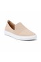 Beige Knitwear High-Sole Laceless Men's Shoes - Anti-Sweat Breathable Comfortable Casual Sports Shoes Kb 114