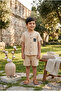 Boy's Shorts Set Muslin Fabric - 4