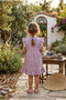 Girl's Dress with Ruffle Detail - 3