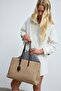 15" Twill Textured Technical Fabric Laptop Bag Milky Brown - 2