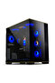 صندوق كمبيوتر أسود من ليان لي طراز O11 DYNAMIC EVO RGB - 3