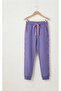 Patterned Side Detailed Women's Sweatpants - 4
