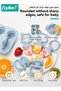 Silicone Baby Popsicle Molds with Sticks, Mini Ice Molds for Babies, Breastmilk Popsicle Molds for Teething Relief, 6-Cavity Frozen Food Feeder Tray for Toddlers, Reusable Popsicle Maker for Feeding S - 3