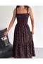 Women's Gipeli Saxs Color Long Strap Floor Dress Woven Viscose Fabric 125 cm - 5