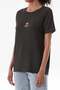 Teddy Bear Embroidered Wrinkle Fabric Oversize T-Shirt - 7