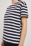 Armalife 6382 Heart Embroidered Striped Bis Collar Women's T-Shirt - 4
