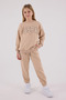 Ages 4-15 Licensed Us Polo Assn Girls' Set - Latte