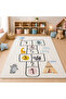 - Kiara's Skip-Hop-Jump Game Rug - White - 8