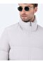 معطف منسوج كاجوال بياقة واقفة من Stone Regular Fit - 6