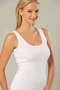 قميص Erdem White Ribbed 2105 اللون الأبيض مقاس S 402118 - 4