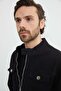 Zippered Pocket Judge Collar Denim Jacket - 5
