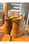 Si̇ena Suede with Fur Inside Thick Sole Ankle Short Women's Boots & Booties - 3