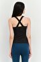 Women Sportswear Fit Sleeveless Training Tank Top, Black - 3