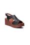 2113604Y Wedge Heel Comfort Leather Women's Sandals