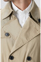 Camel Apoletli Kruvaze Trenchcoat - 6