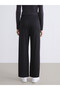 Lcwaikiki Classic Black Women's Elastic Waist Pants - 4
