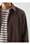 Xside Brown Regular Fit Long Sleeve Men's Shirt - 3