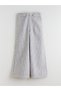 Two Mt Shop Quality Lcw Kids Gray Tweed Girls' Pants with Elastic Waist - 3