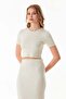 Basic Modal 2 Piece Crop Skirt Set - 6