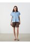 Two Mt Shop Quality Loose Fit Women's Jean Shirt - 2