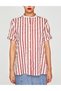 Bluza, alb/rosu