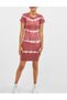 Rochie scurta, Roz pudra inchis