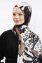 Painting Pattern Shawl Mink - 2