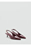 Kitten Heeled Patent Leather Shoes